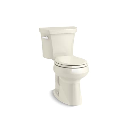 Kohler Toilet, Gravity Flush, Round, Biscuit 5481-96